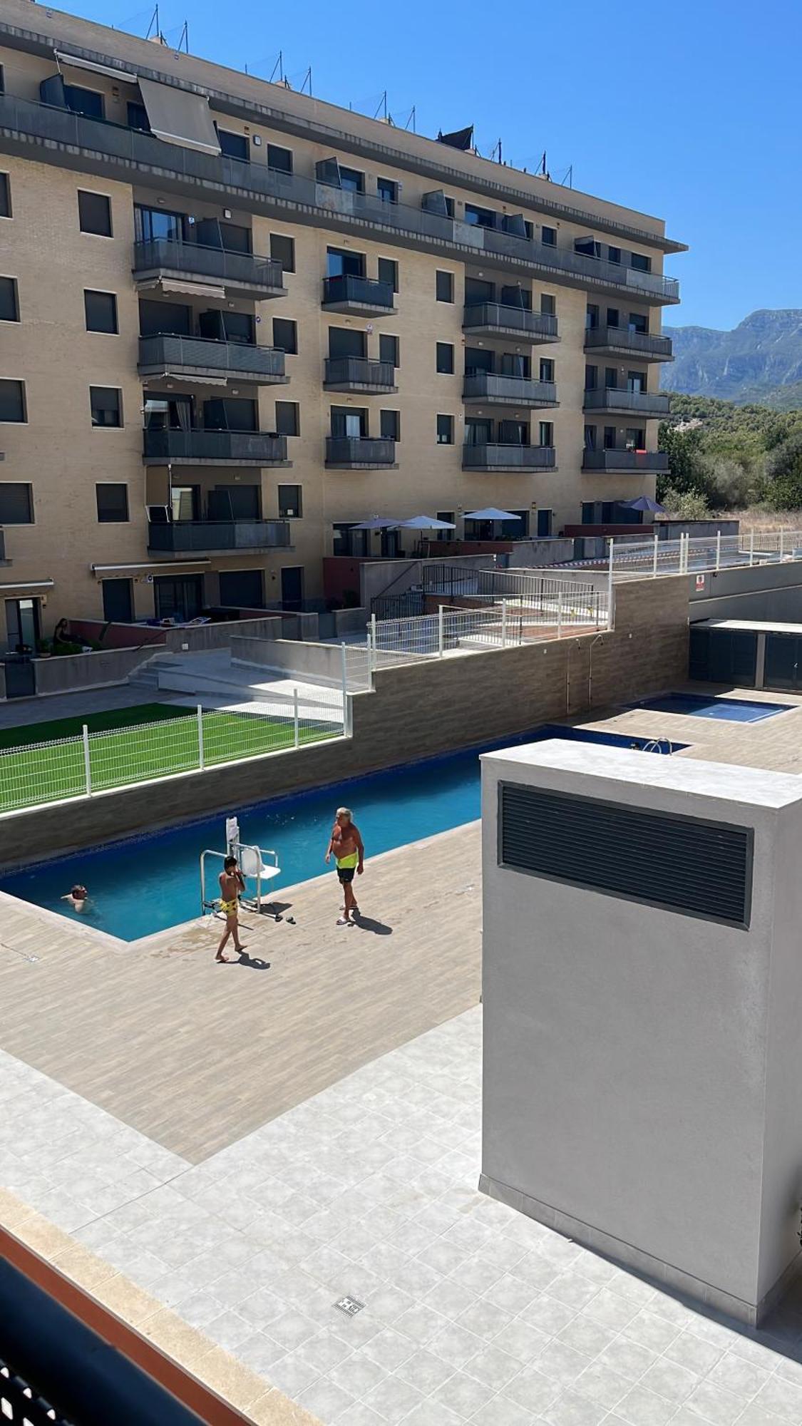 Apartamento Con Piscina ,Parking Y Aire Acondicionado Sant Carles De La Rapita Exterior photo
